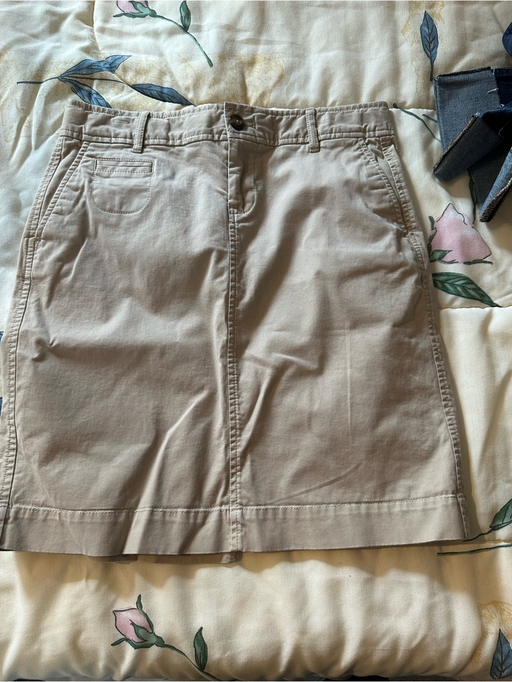 Old Navy Khaki A-Line Skirt